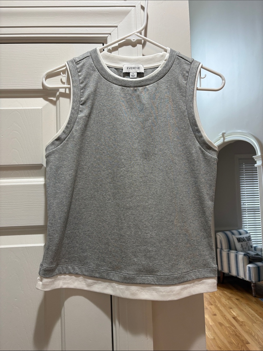 Evereve Jaxie Twofer Tank - Size S - NWOT